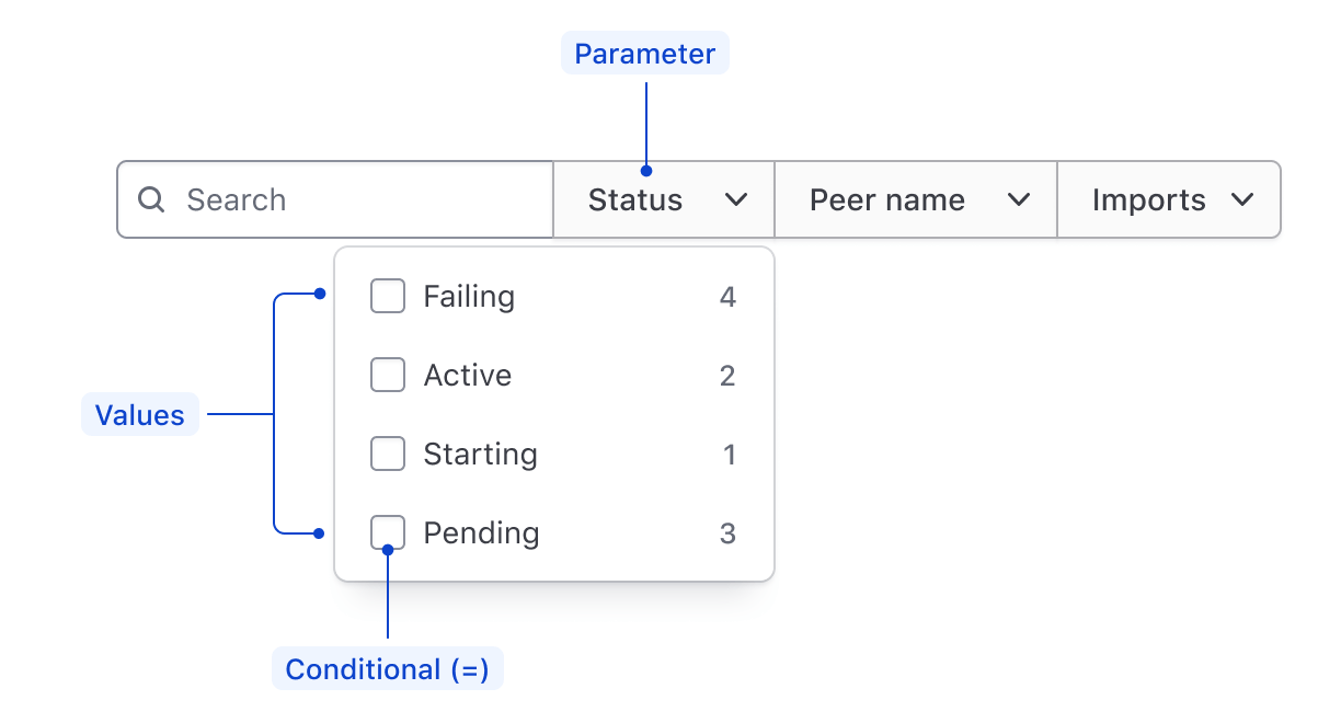 Filter concept anatomy